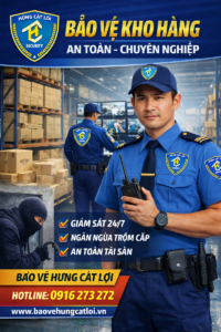 Thuê dịch vụ bảo vệ kho hàng chất lượng giá rẻ tphcm