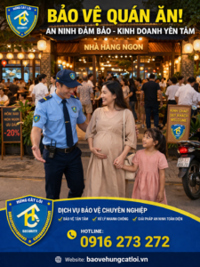 Dịch vụ bảo vệ quán ăn chất lượng giá rẻ tại Hồ Chí Minh