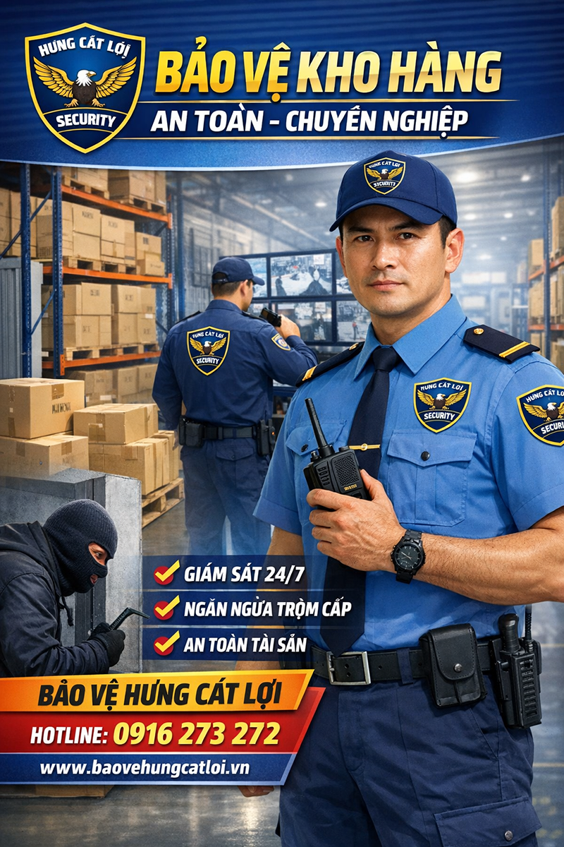 Thuê dịch vụ bảo vệ kho hàng chất lượng giá rẻ tphcm
