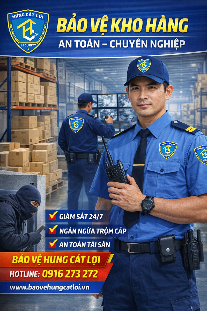 Thuê dịch vụ bảo vệ kho hàng chất lượng giá rẻ tphcm